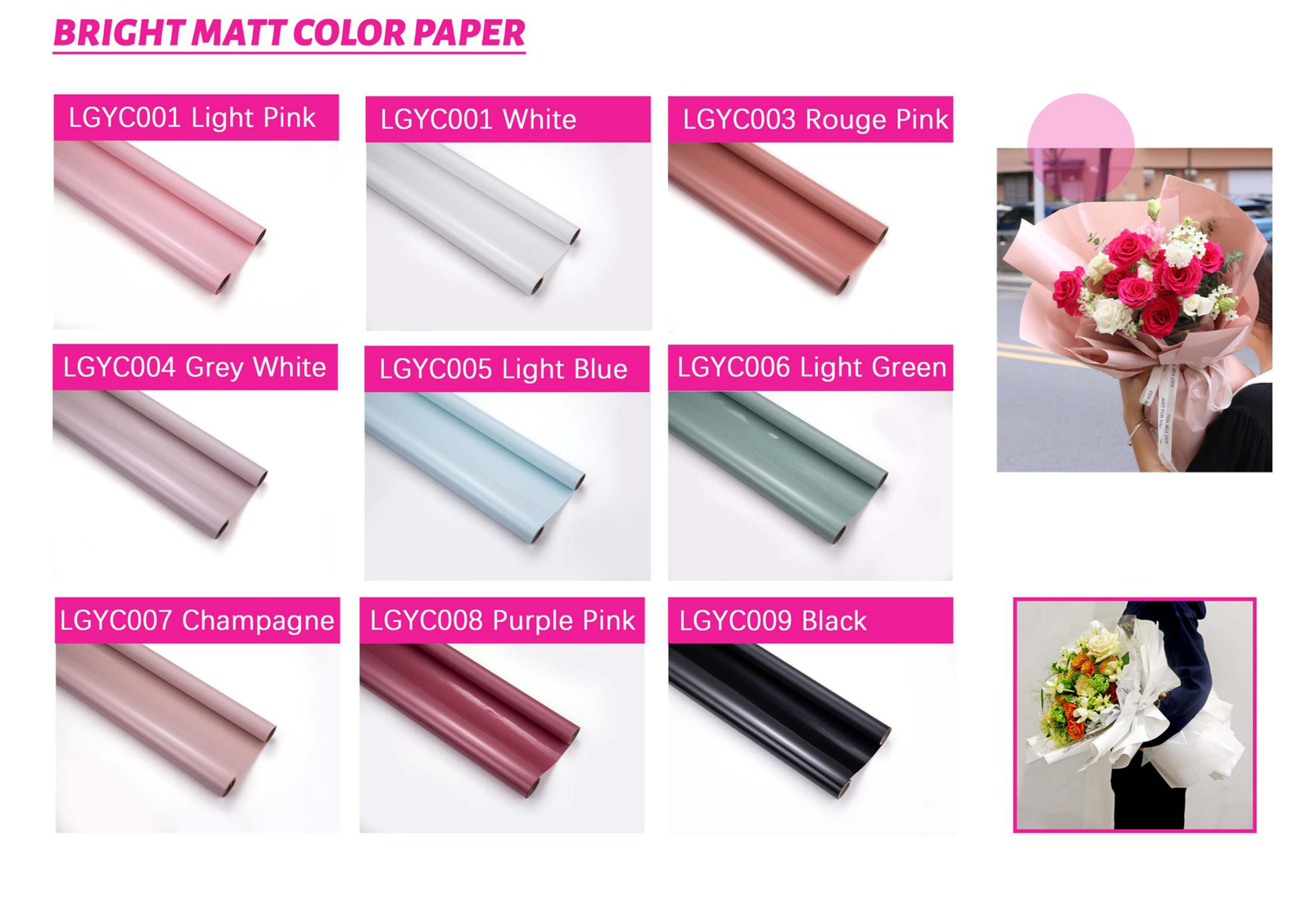 Bright Matt Color Paper