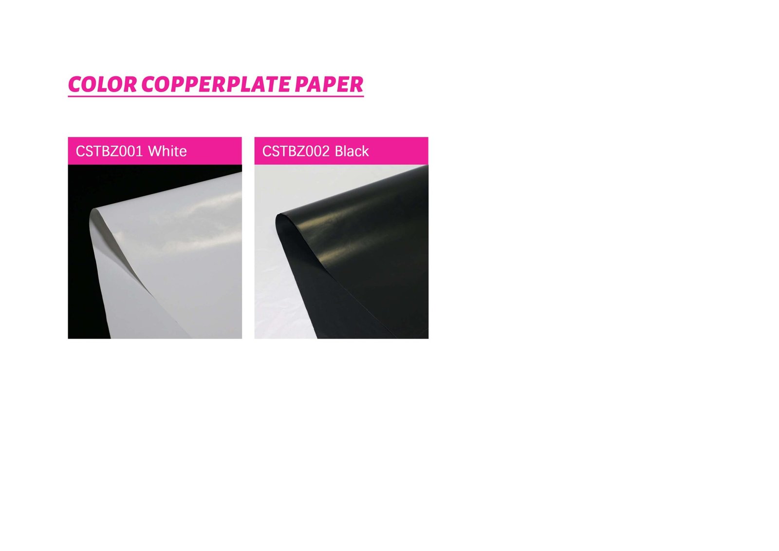 Color Copperplate Paper