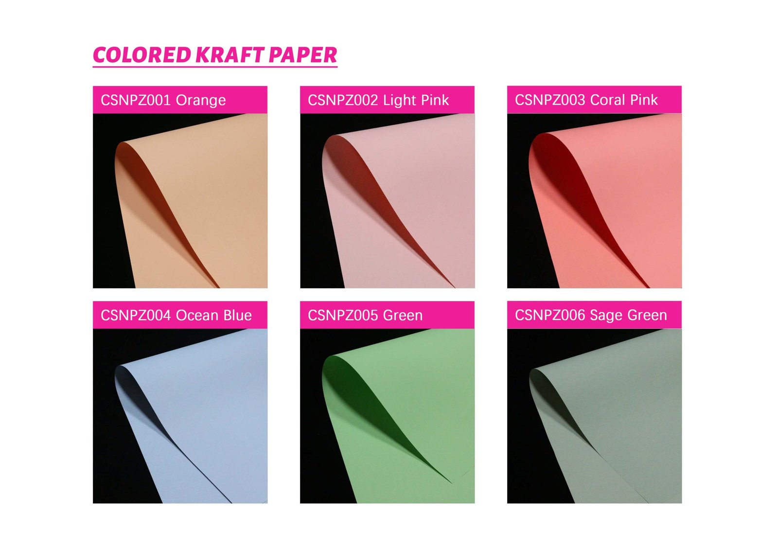 Colored Kraft Paper