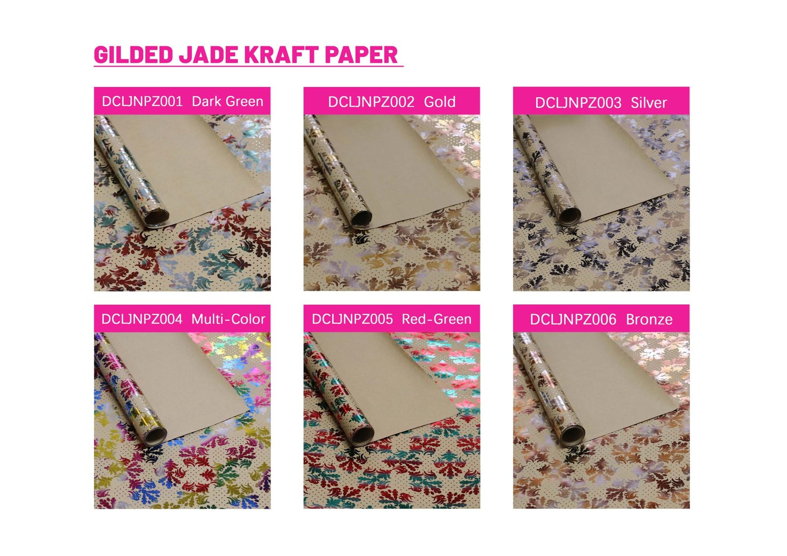 Gilded Jade Kraft Paper