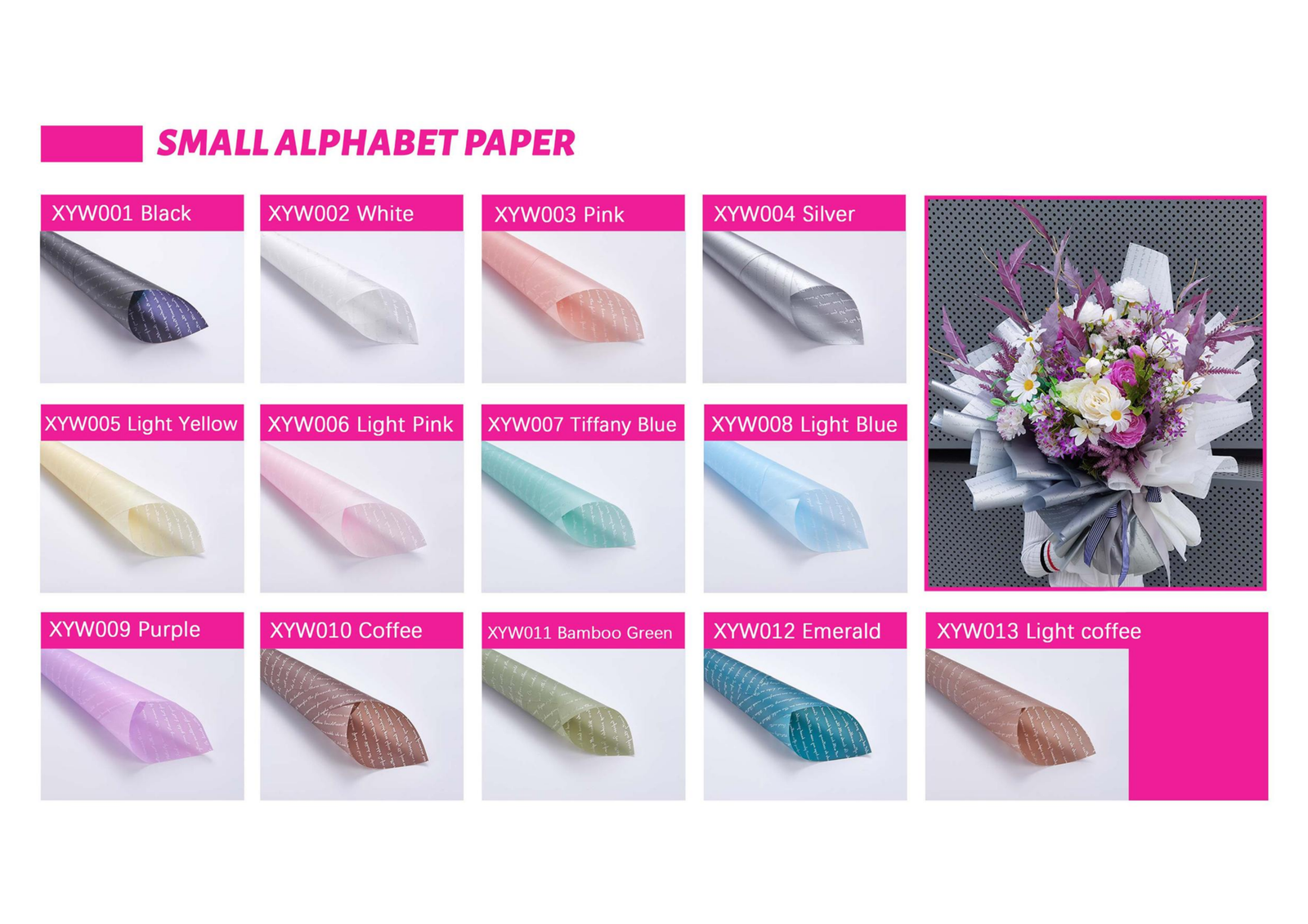 Small Alphabet Paper