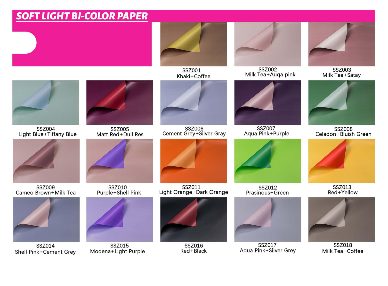 Soft Light Bi-Color Paper