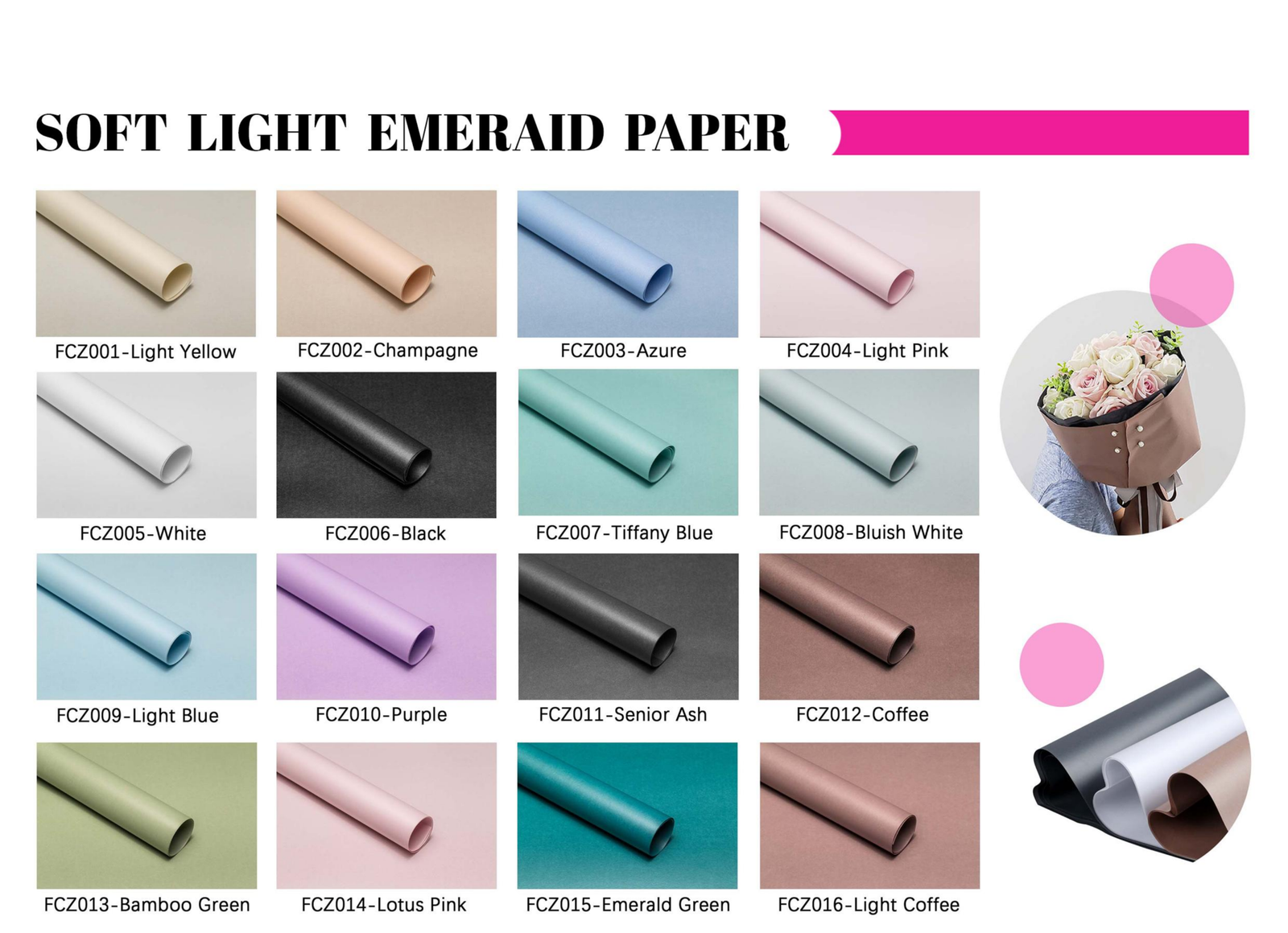 Soft Light Emeraid Paper